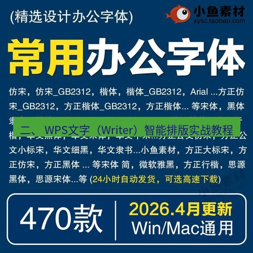 wps下载 二、 WPS文字（Writer）智能排版实战教程