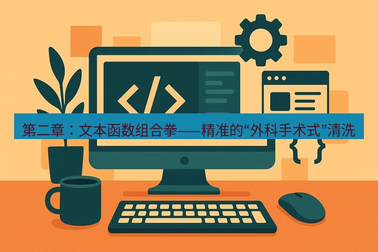 wps下载 第二章：文本函数组合拳——精准的“外科手术式”清洗