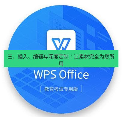 wps下载 三、插入、编辑与深度定制：让素材完全为您所用