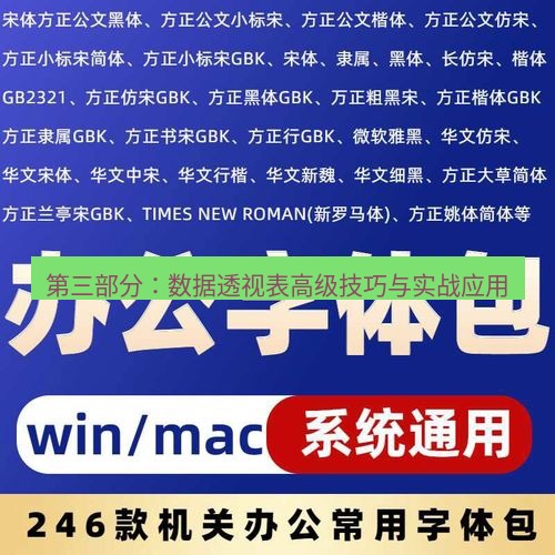 wps下载 第三部分：数据透视表高级技巧与实战应用