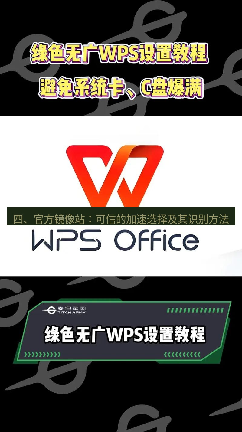 wps下载 四、官方镜像站：可信的加速选择及其识别方法