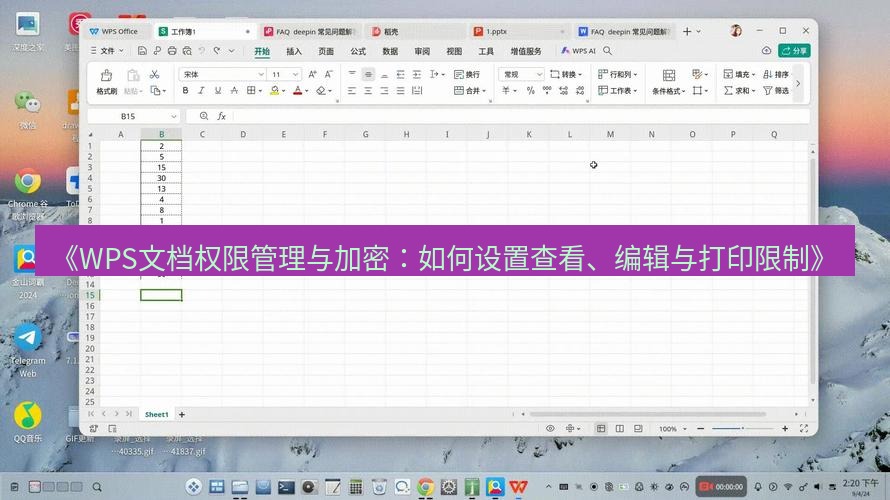 wps下载 《WPS文档权限管理与加密：如何设置查看、编辑与打印限制》
