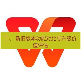 wps下载 二、 新旧版本功能对比与升级价值评估