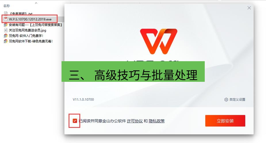 wps下载 三、 高级技巧与批量处理