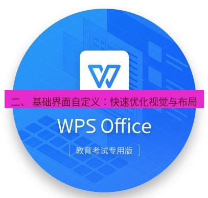 wps下载 二、 基础界面自定义：快速优化视觉与布局