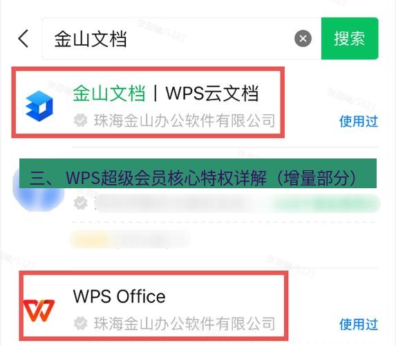 wps下载 三、 WPS超级会员核心特权详解（增量部分）