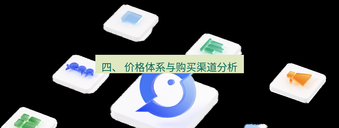 wps下载 四、 价格体系与购买渠道分析