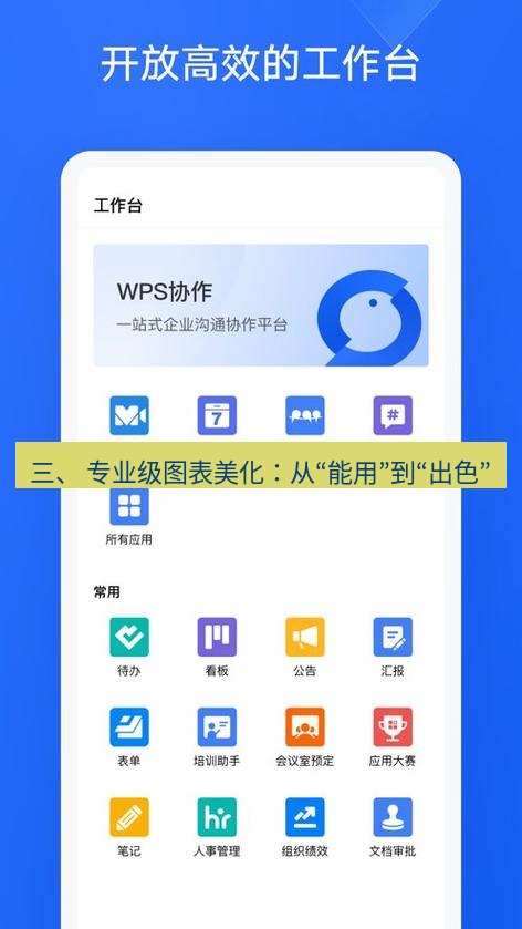wps下载 三、 专业级图表美化：从“能用”到“出色”