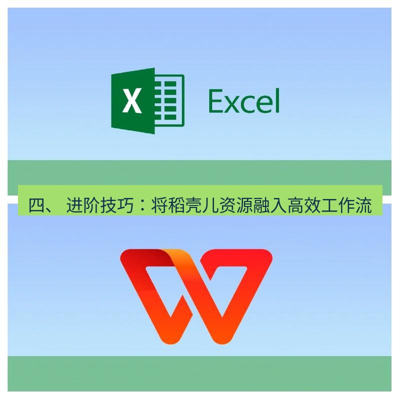 wps下载 四、 进阶技巧：将稻壳儿资源融入高效工作流