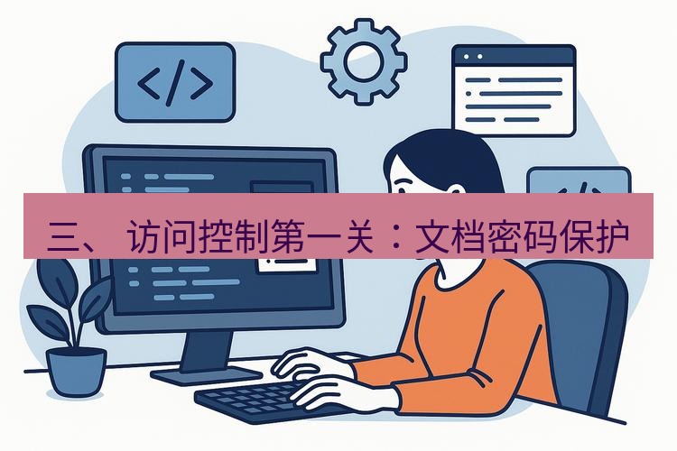 wps下载 三、 访问控制第一关：文档密码保护